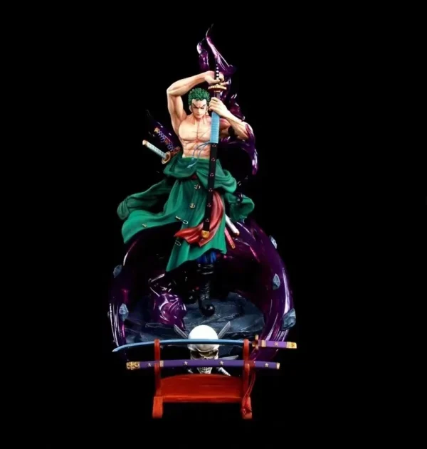 Figura de acción de anime GK Roronoa Zoro de 44cm, estatua de PVC, coleccionables - Imagen 6