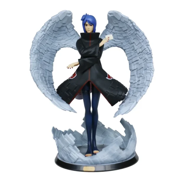 Figura de acción de Shippuden, figura de anime GK Konan de Akatsuki 26cm, alas de Ángel, Figura de acción Anime Naruto Shippuden - Imagen 6