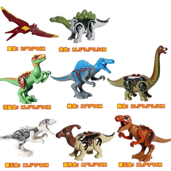 NUEVA figura de acción de dinosaurio, 20 unids/set figura de T-rex de juguete
