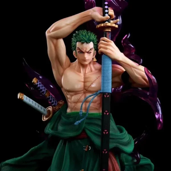 Figura de acción de anime GK Roronoa Zoro de 44cm, estatua de PVC, coleccionables - Imagen 4