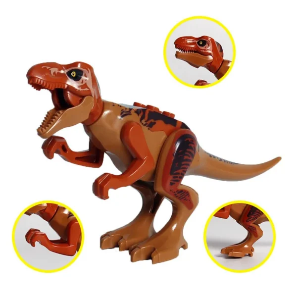 NUEVA figura de acción de dinosaurio, 20 unids/set figura de T-rex de juguete - Imagen 5