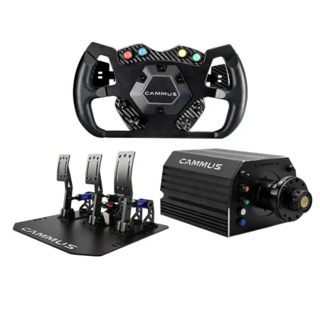 CAMMUS Car Driving Force Sim Simulador de carreras Rueda de juego Dirección de carreras