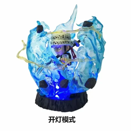 Figura de acción de one piece Trafalgar Law ROOM de anime GK de 22,5 cm con luz de PVC, modelo coleccionable, juguete para regalos