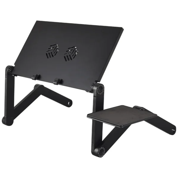 Soporte Invisible de escritorio ergonómico de 3 patas, soporte de mesa de aleación de aluminio con altura plegable ajustable, soporte plegable para ordenador portátil - Imagen 2