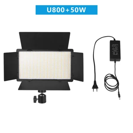 Luz LED de estudio fotográfico KALIOU U600 U800 para lámpara de Panel de fotografía Tiktok YouTube