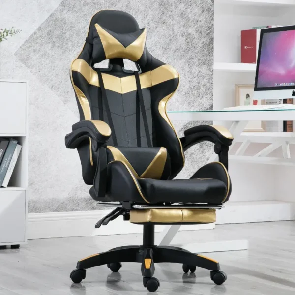 Hermosa silla Gamer, confortable con reposa pies. - Imagen 3