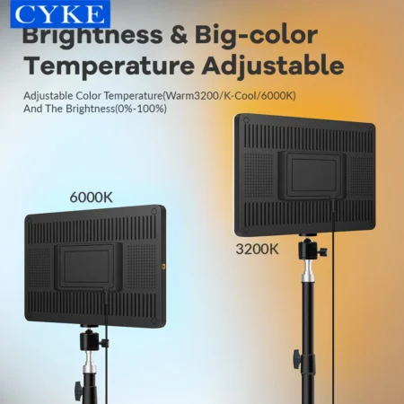 CYKE LED Video Light With Professional Remote Control Dimmable Panel Lighting Photo Studio Live Photography fill Lamp M24