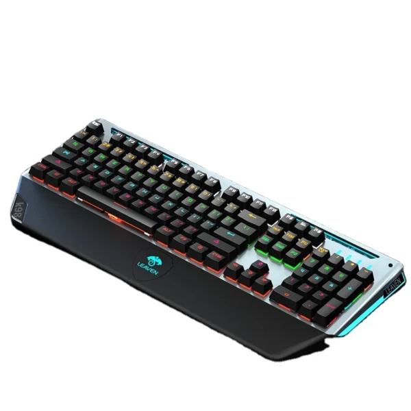 AIWO, Teclado Gamer RGB, retroiluminado, USB, con cable - Imagen 6