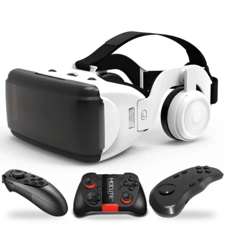 Gafas de Realidad Virtual G06E 3d Vr gafas con controlador de realidad Virtual Vr gafas Vr 3d película de vídeo juego de auriculares