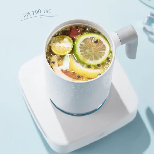 Enfriador de tazas inteligente, calentador de tazas para oficina, hogar, placa de bebidas refrescante para café, cerveza, leche, bebidas y agua - Imagen 5