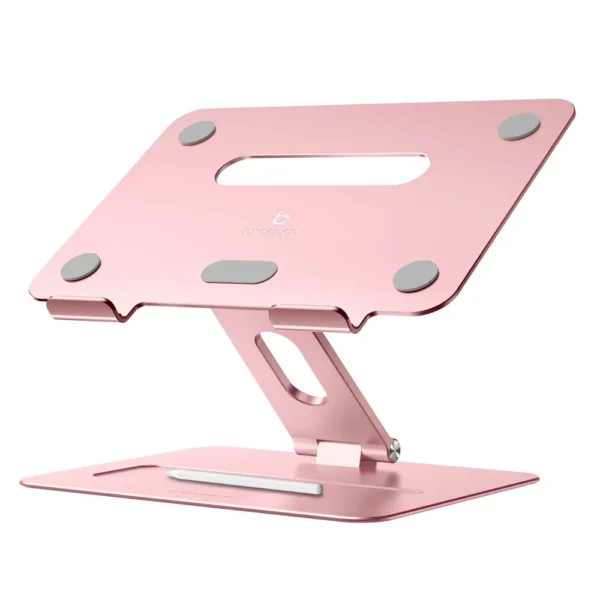 Soporte para ordenador portátil, plegable, ajustable, de aleación de aluminio, ventilado, para tableta portátil de 10-17 pulgadas, superventas - Imagen 6