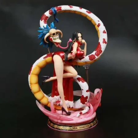 Figura de acción de la emperatriz Boa Hancock de una pieza GK de 41cm con juguete de modelo de colección de PVC ligero para regalos