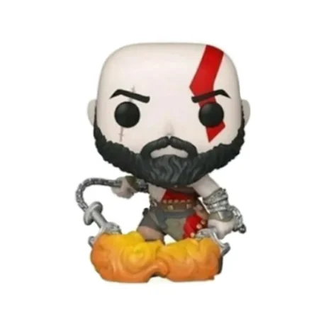 Juegos God of War 154 Kratos con las cuchillas del caos figura de acción juguete que brilla en la oscuridad figura de vinilo modelo caja protectora