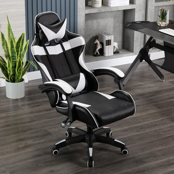 Hermosa silla Gamer, confortable con reposa pies. - Imagen 5