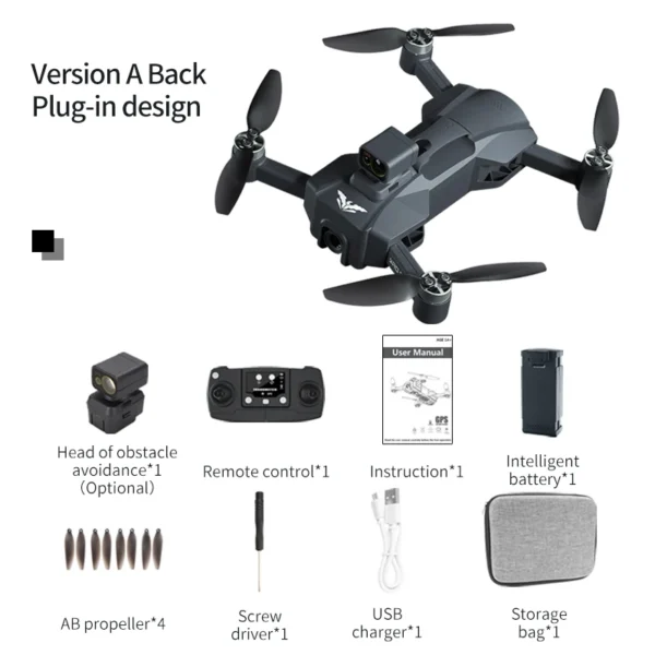 Dron JJRC X23 GPS RC Dron 5G WiFi FPV cámara HD 360 láser evitación de obstáculos Motor sin escobillas GPS - Imagen 2